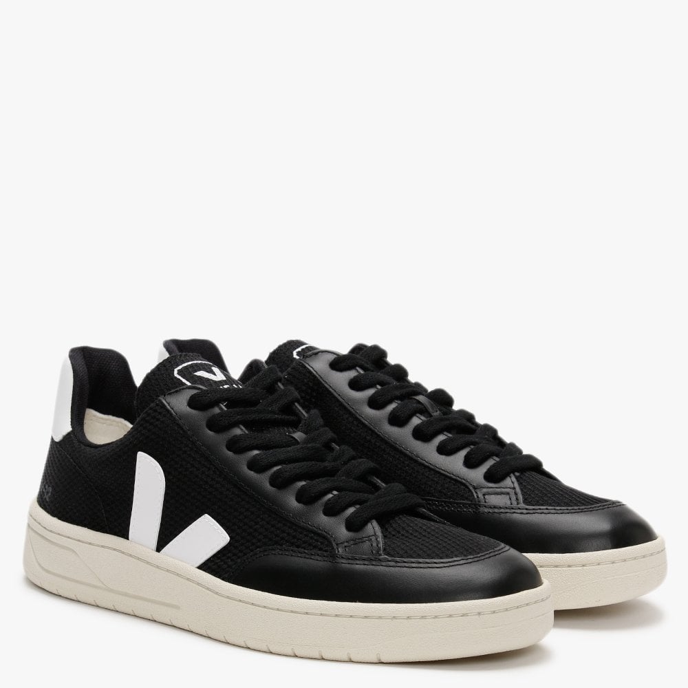 V-12 B-MESH Black White Trainers