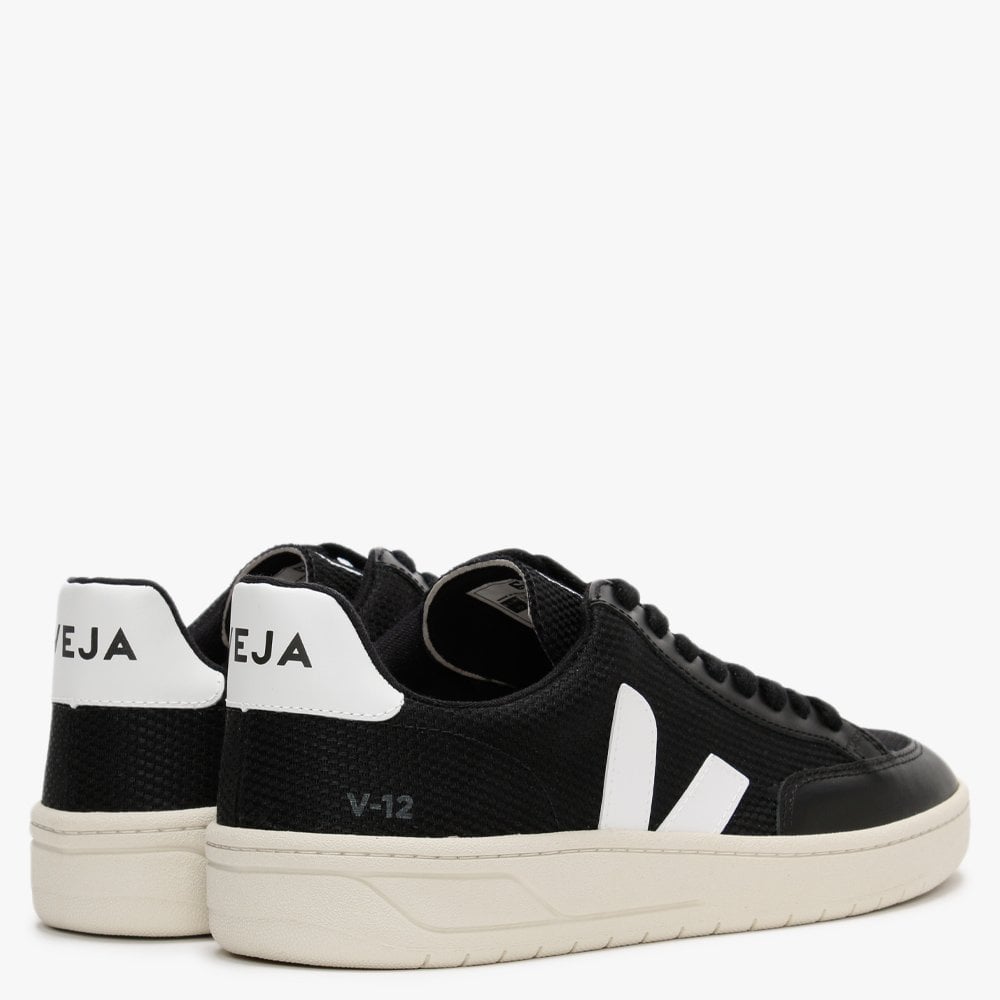V-12 B-MESH Black White Trainers