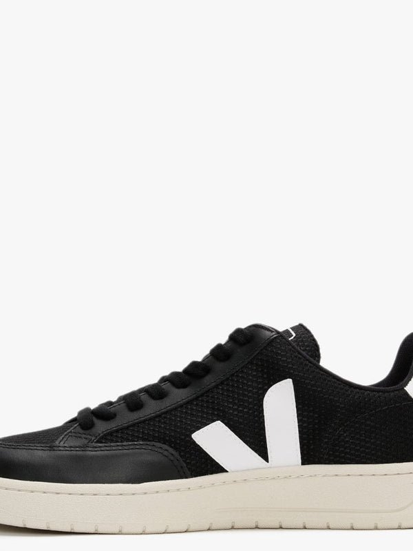V-12 B-MESH Black White Trainers