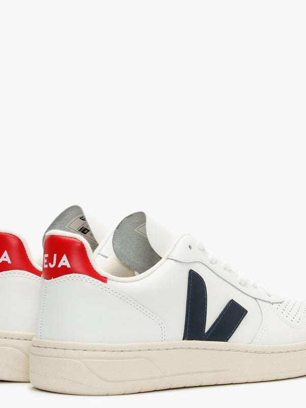 V-10 Leather Extra White Nautico Pekin Trainers