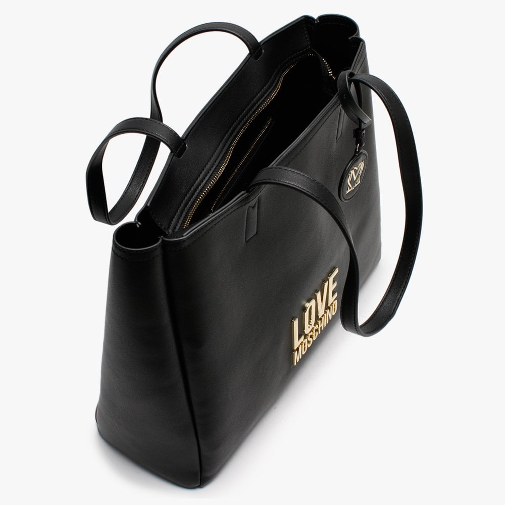 Jennifer Black Large Logo Shopper Bag