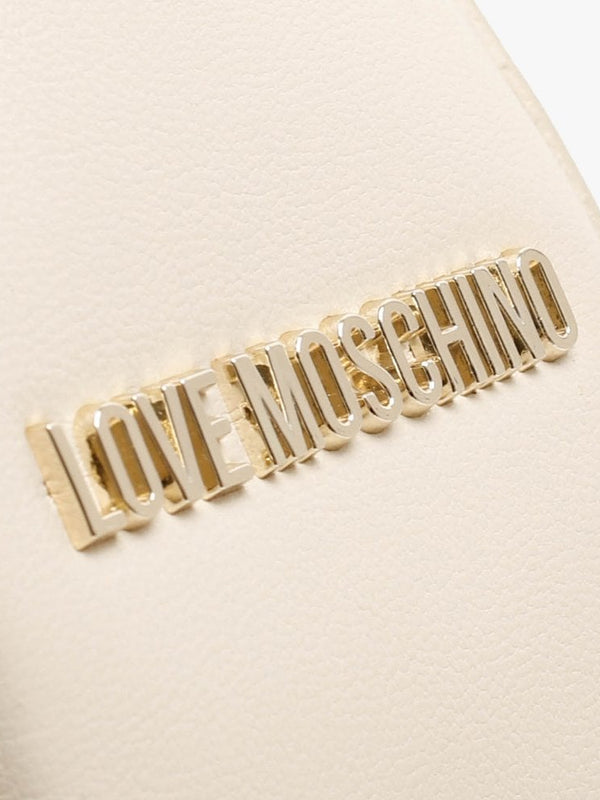 Gella Cream Perforated Round Shoulder Bag