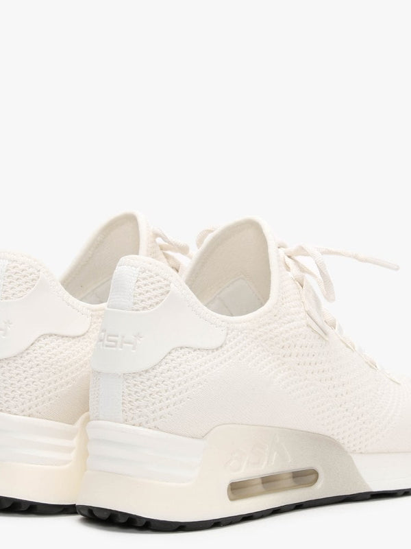 Look Off White Knitted Trainers
