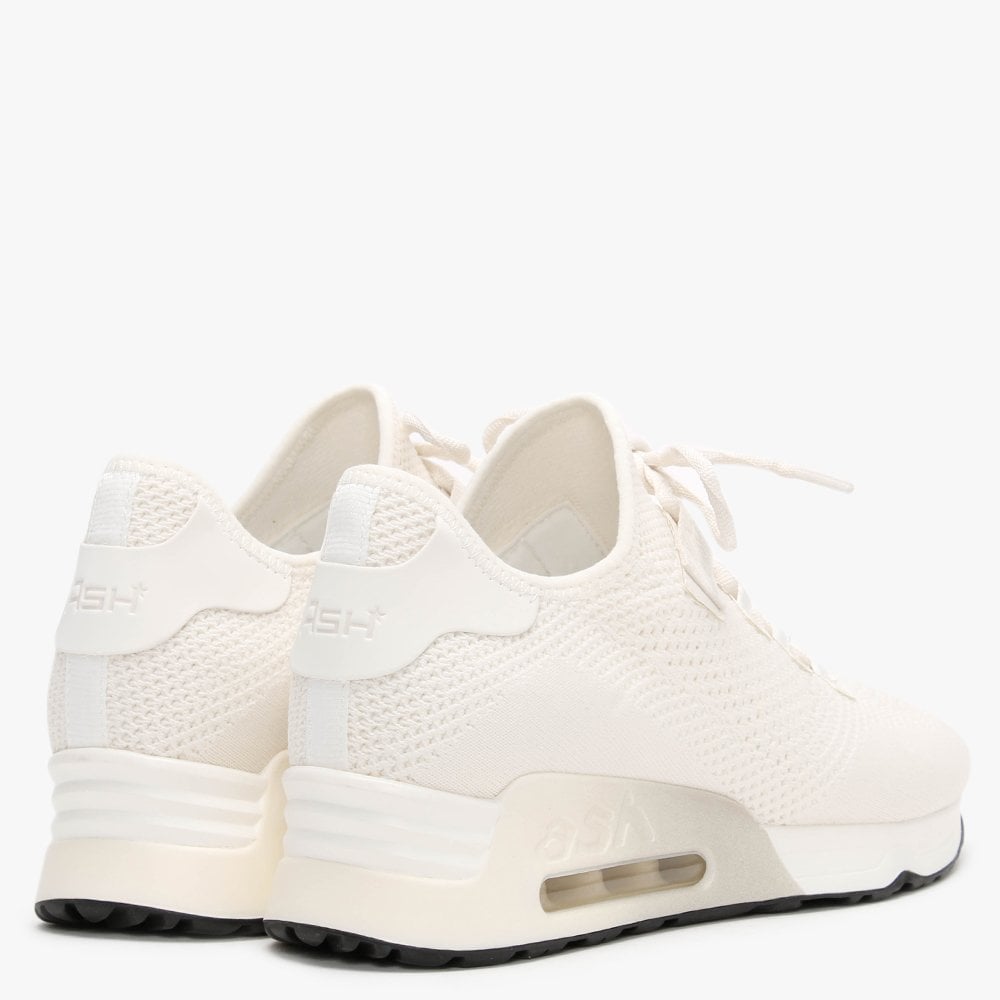 Look Off White Knitted Trainers