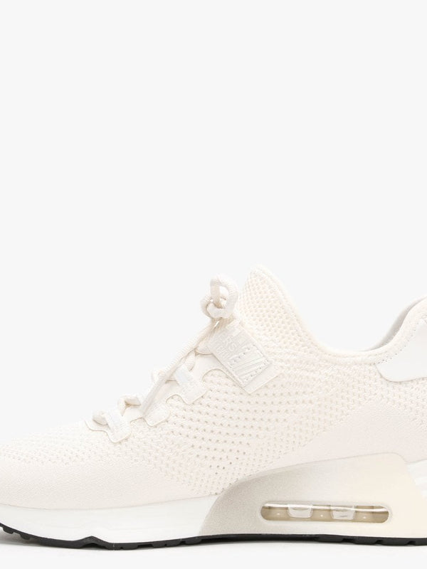 Look Off White Knitted Trainers