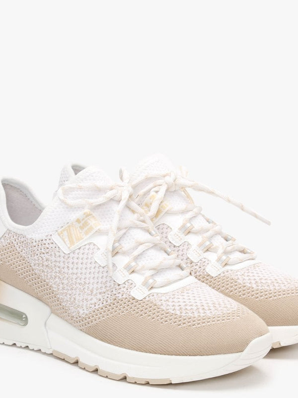 Krush Degrade Eggnug & White Knitted Trainers