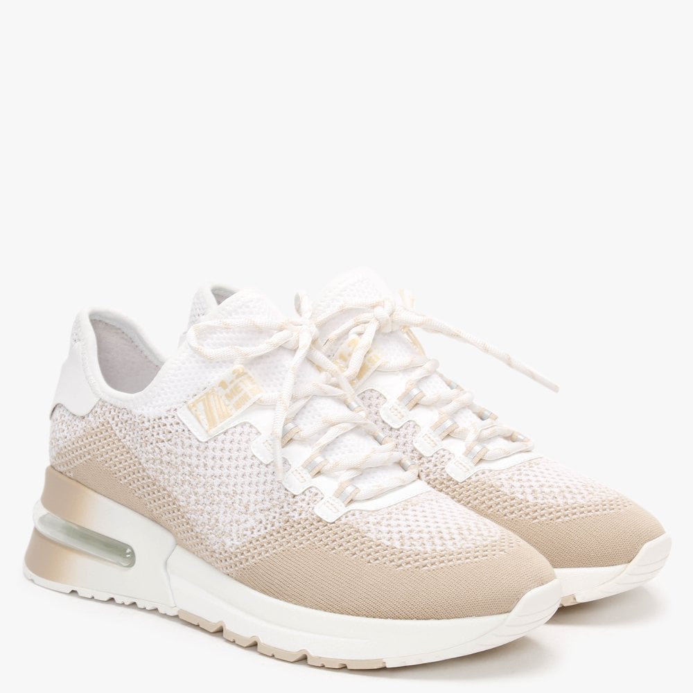 Krush Degrade Eggnug & White Knitted Trainers