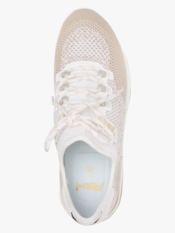 Krush Degrade Eggnug & White Knitted Trainers