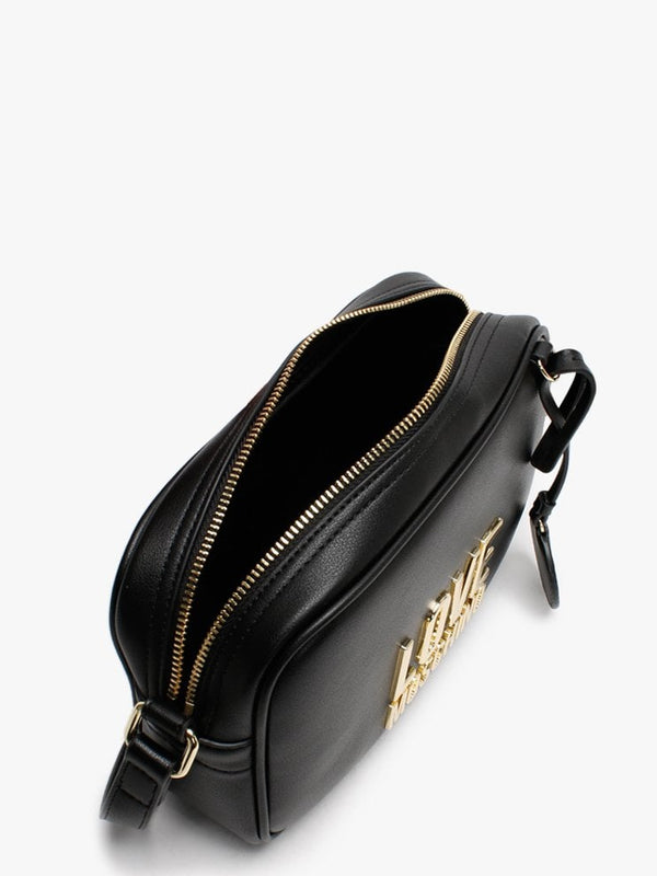 Chandler Black Large Logo Cross-Body Bag