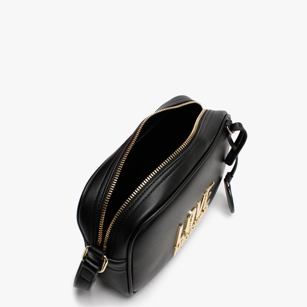 Chandler Black Large Logo Cross-Body Bag