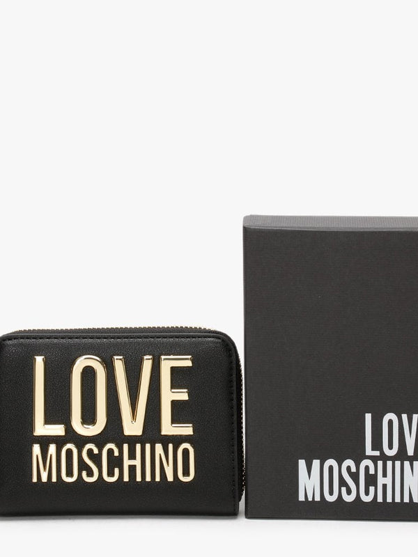 Melissa Black Large Logo Wallet