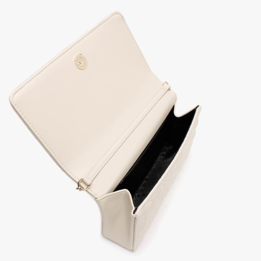 Jill Cream Diamond Quilt Cross-Body Bag