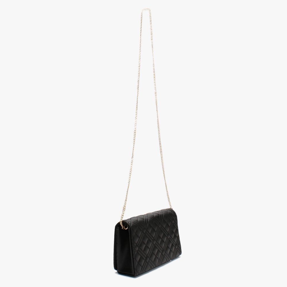Jill Black Diamond Quilt Cross-Body Bag
