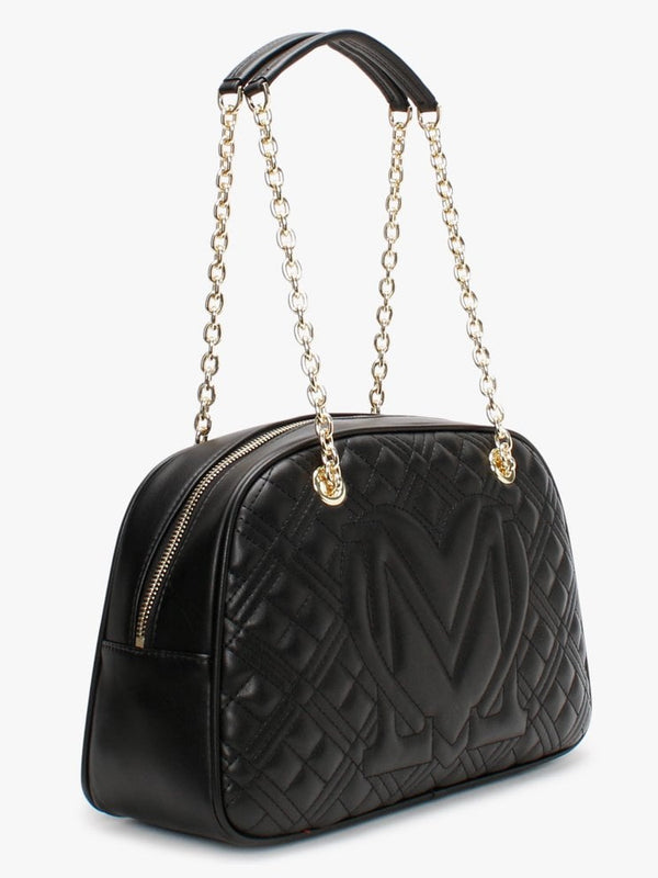 Buffay Black Diamond Quilt Shoulder Bag