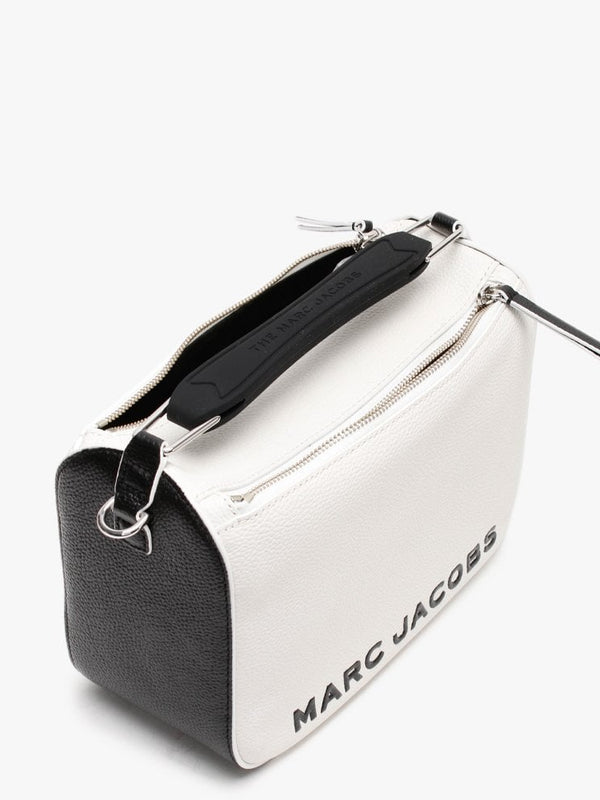 The Colourblock SoftBox White Leather Cross-Body Bag