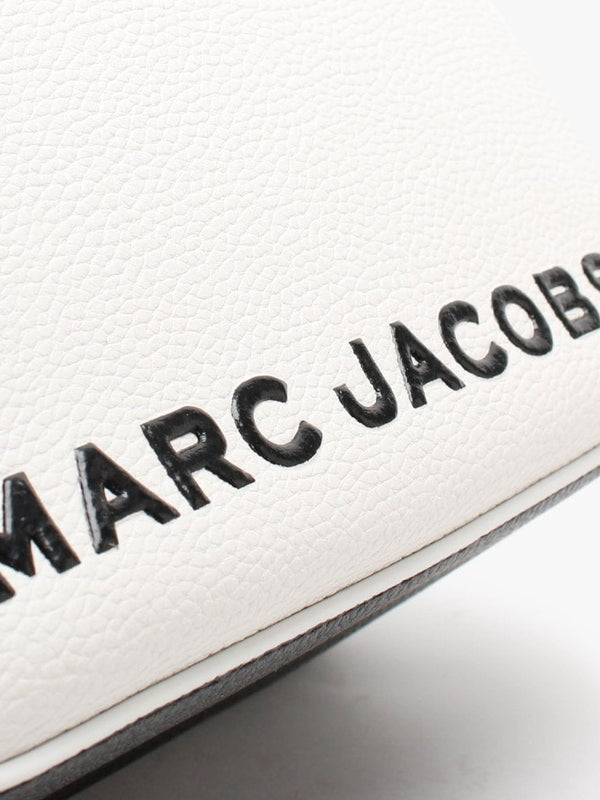 The Colourblock SoftBox White Leather Cross-Body Bag