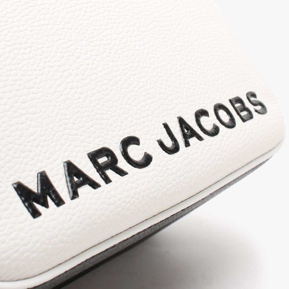 The Colourblock SoftBox White Leather Cross-Body Bag