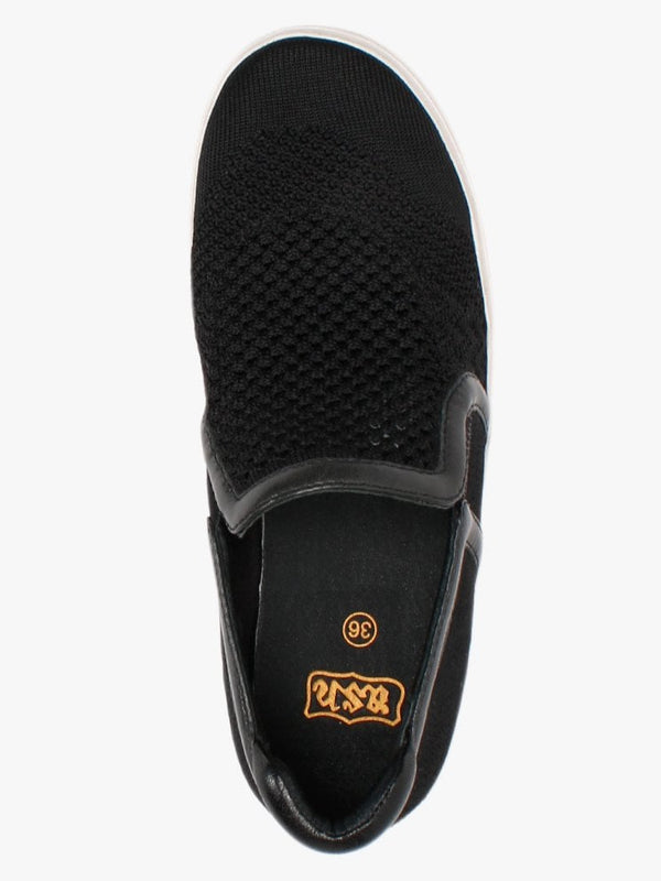 Jeday Black Knitted Pumps