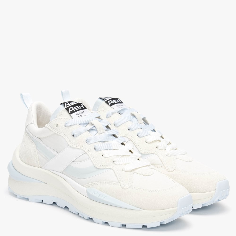Spider 620-01 Eco White & Blue Trainers