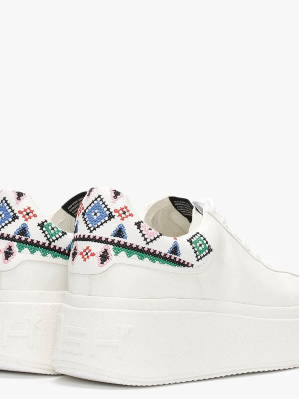 Moby Ethic Eco White Flatform Trainers