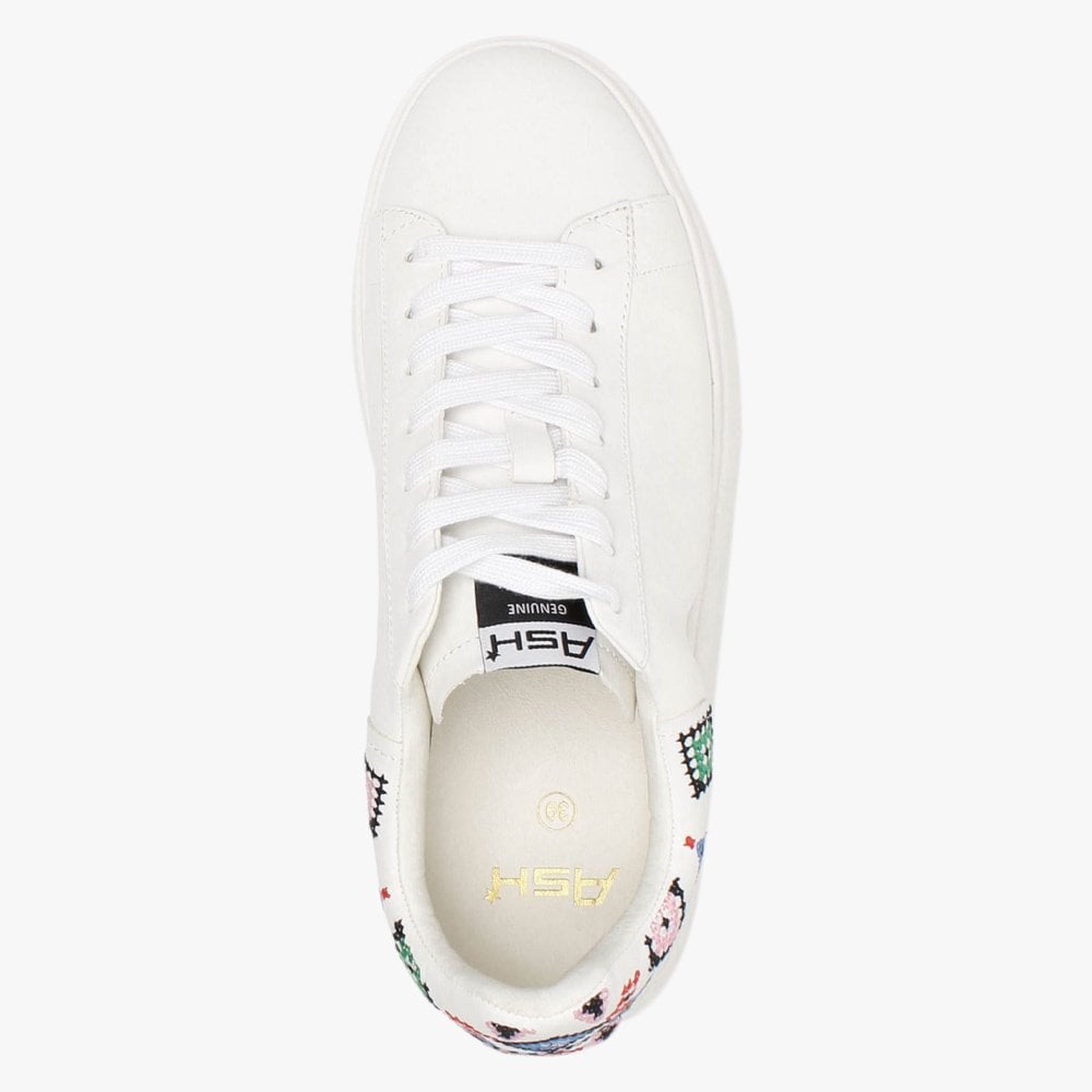Moby Ethic Eco White Flatform Trainers