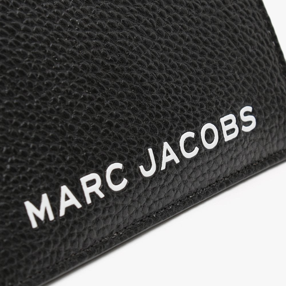 The Bold Small Black Leather Top Zip Wallet