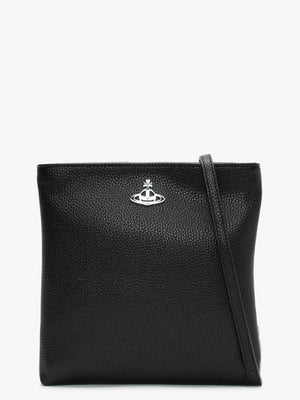 Johanna Vegan Square Black Cross-Body Bag