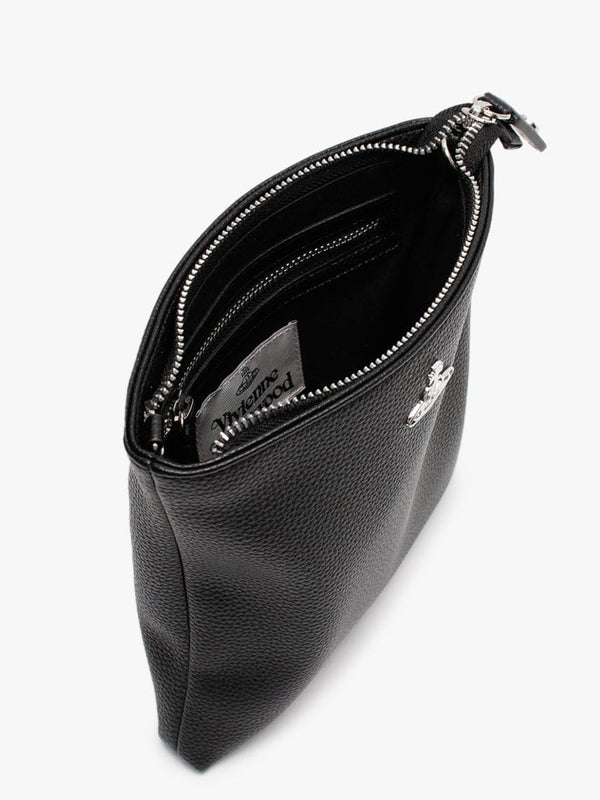 Johanna Vegan Square Black Cross-Body Bag