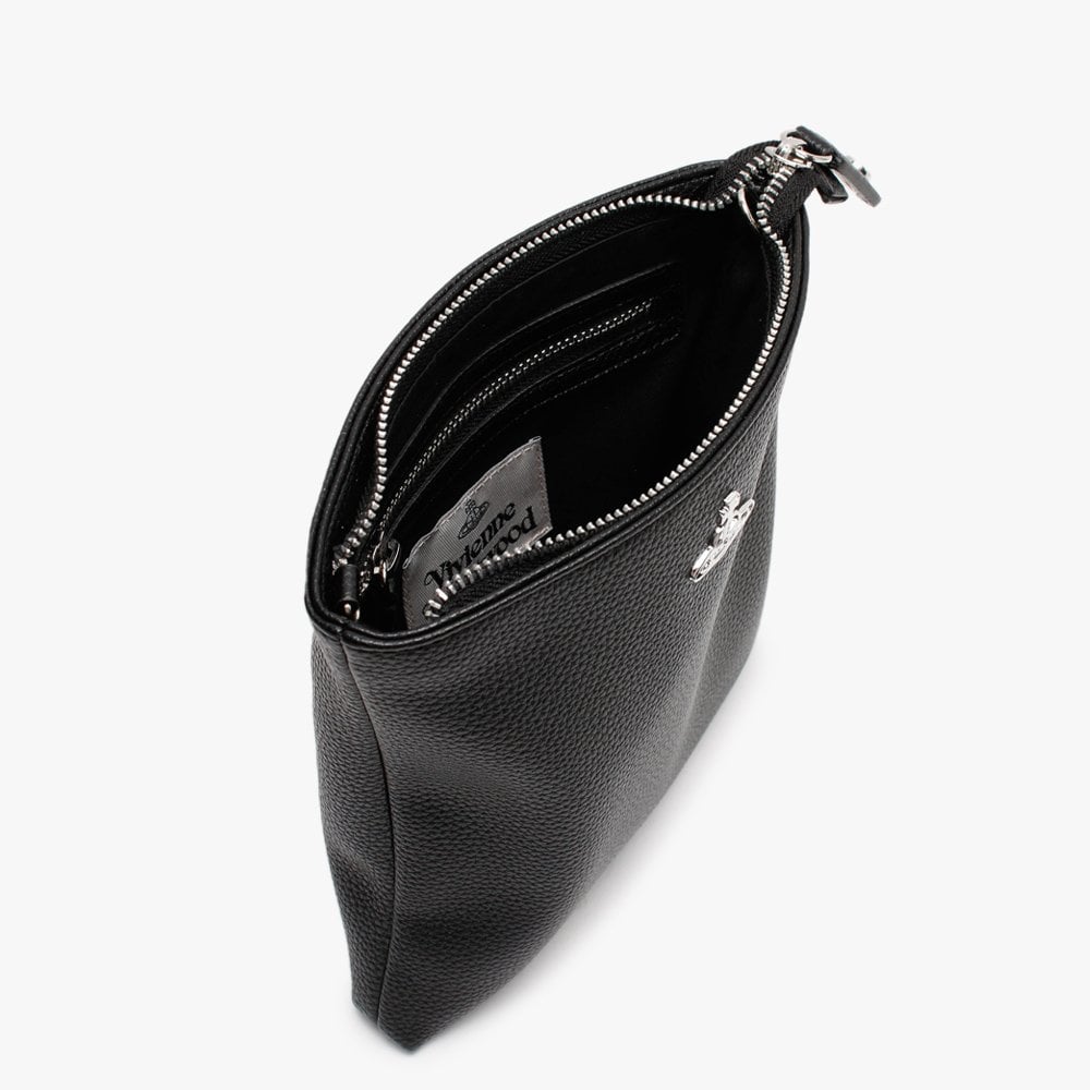 Johanna Vegan Square Black Cross-Body Bag