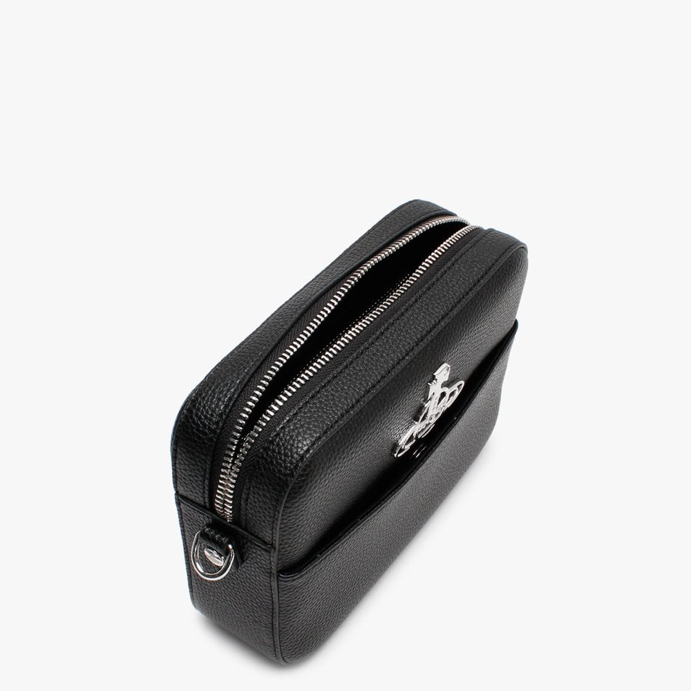 Johanna Vegan Black Cross-Body Bag