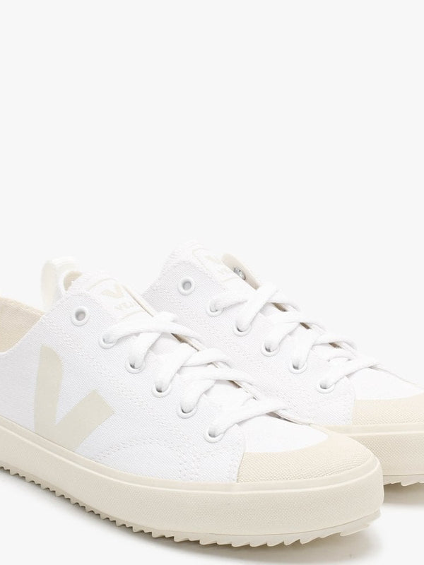 Nova Canvas White Pierre Pumps