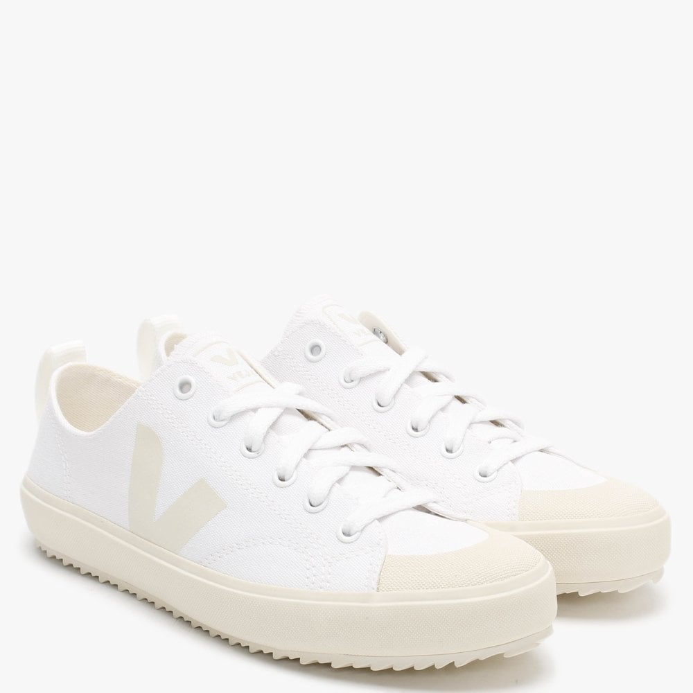 Nova Canvas White Pierre Pumps