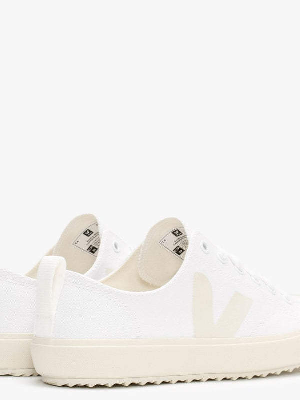Nova Canvas White Pierre Pumps