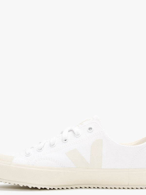 Nova Canvas White Pierre Pumps