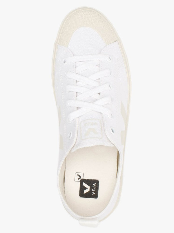 Nova Canvas White Pierre Pumps