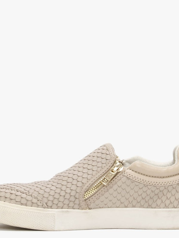 Intense Taupe Leather Reptile Pumps