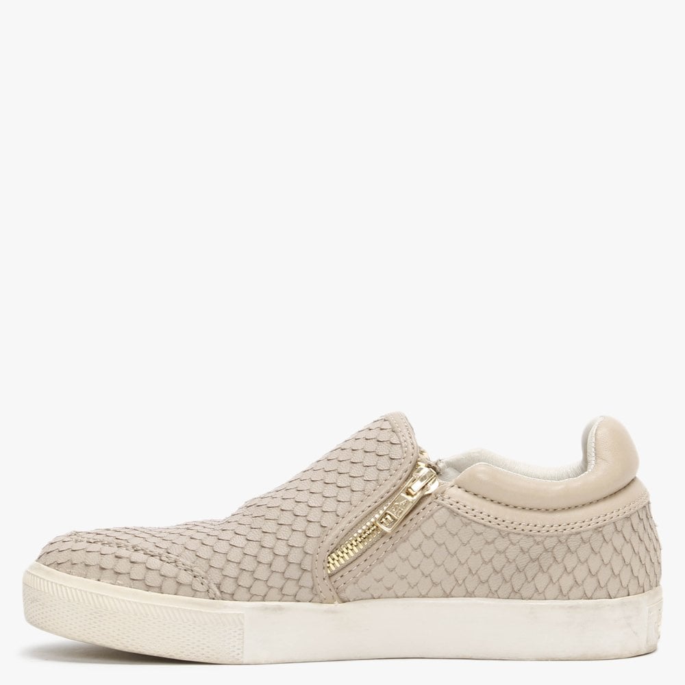 Intense Taupe Leather Reptile Pumps
