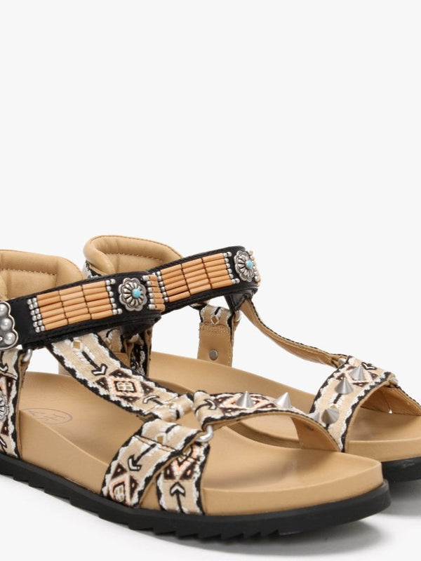 Ugo Caramel Leather Sandals