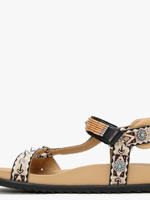 Ugo Caramel Leather Sandals