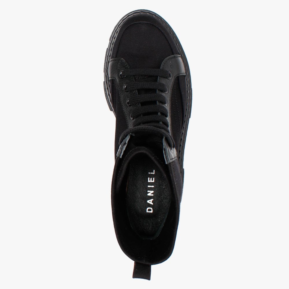 Banvas Black Canvas Stomper Boots