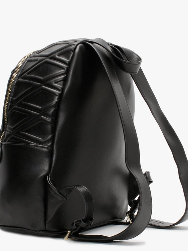 Pepa Black Quilted Backpack