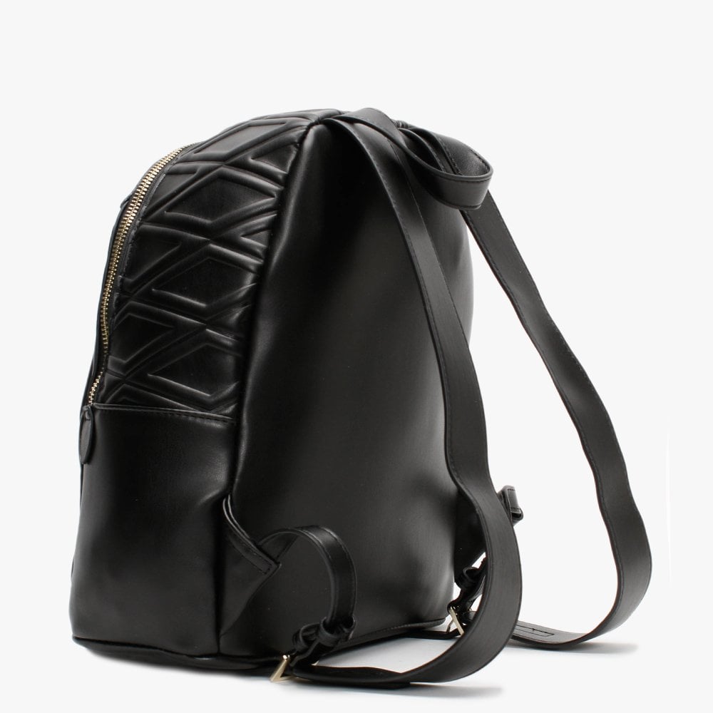 Pepa Black Quilted Backpack
