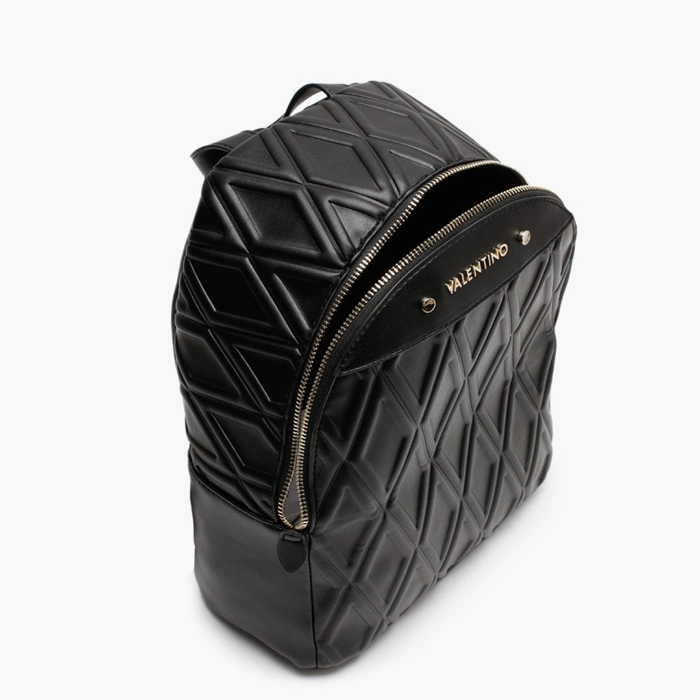 Pepa Black Quilted Backpack