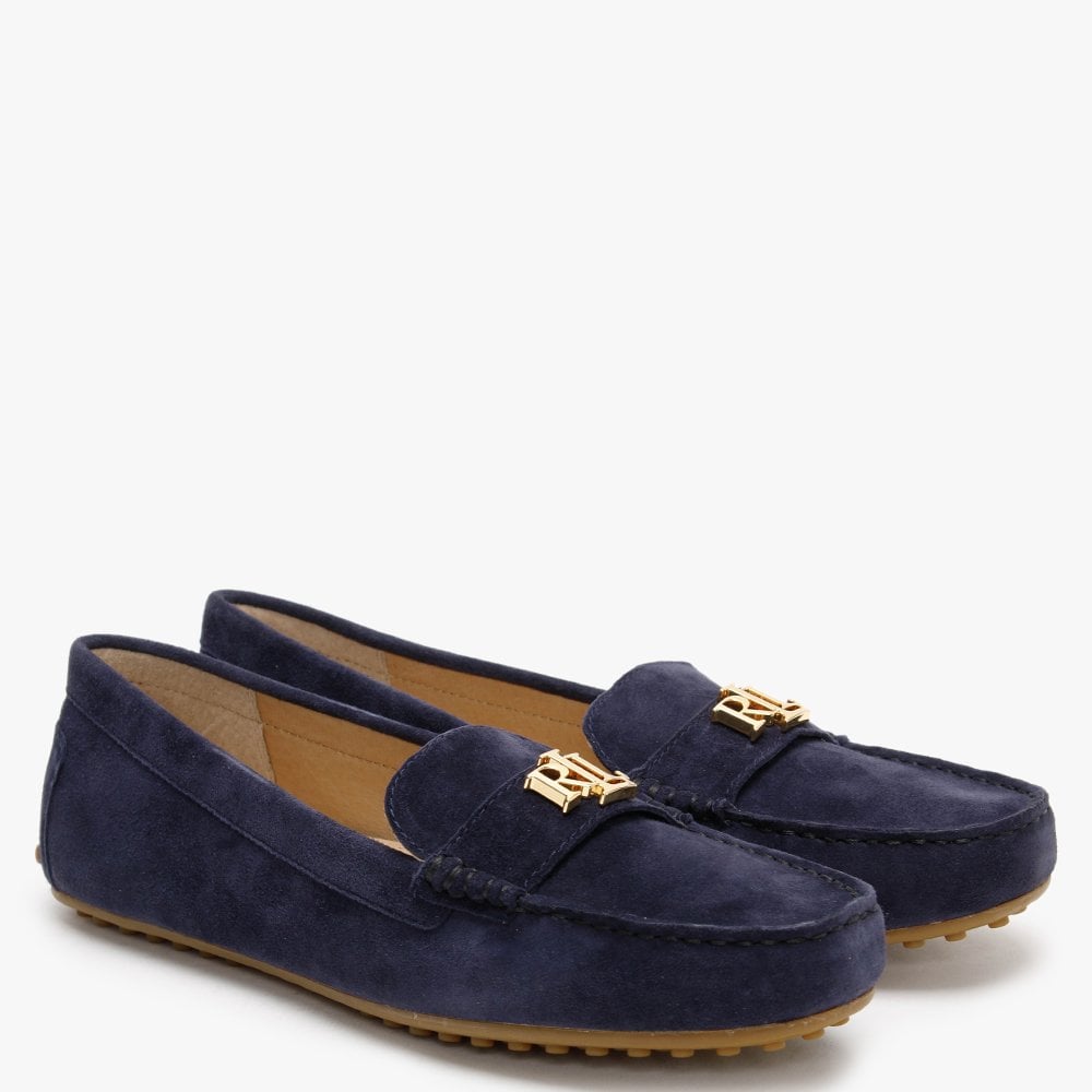 Barnsbury Navy Suede Loafers