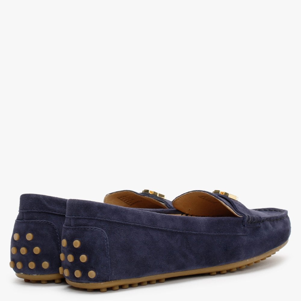 Barnsbury Navy Suede Loafers