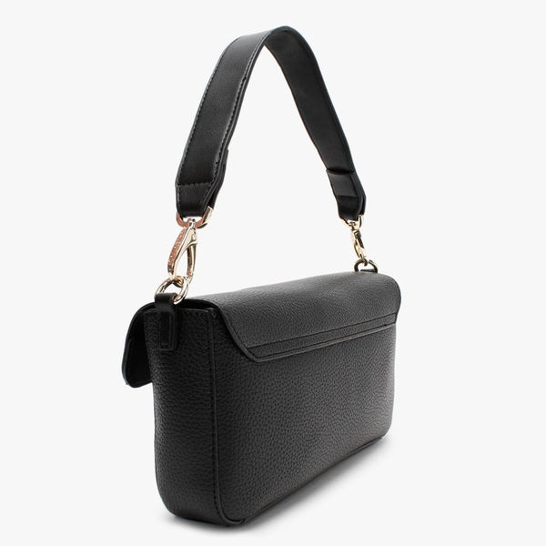 Alexia Black Two Strap Satchel Bag