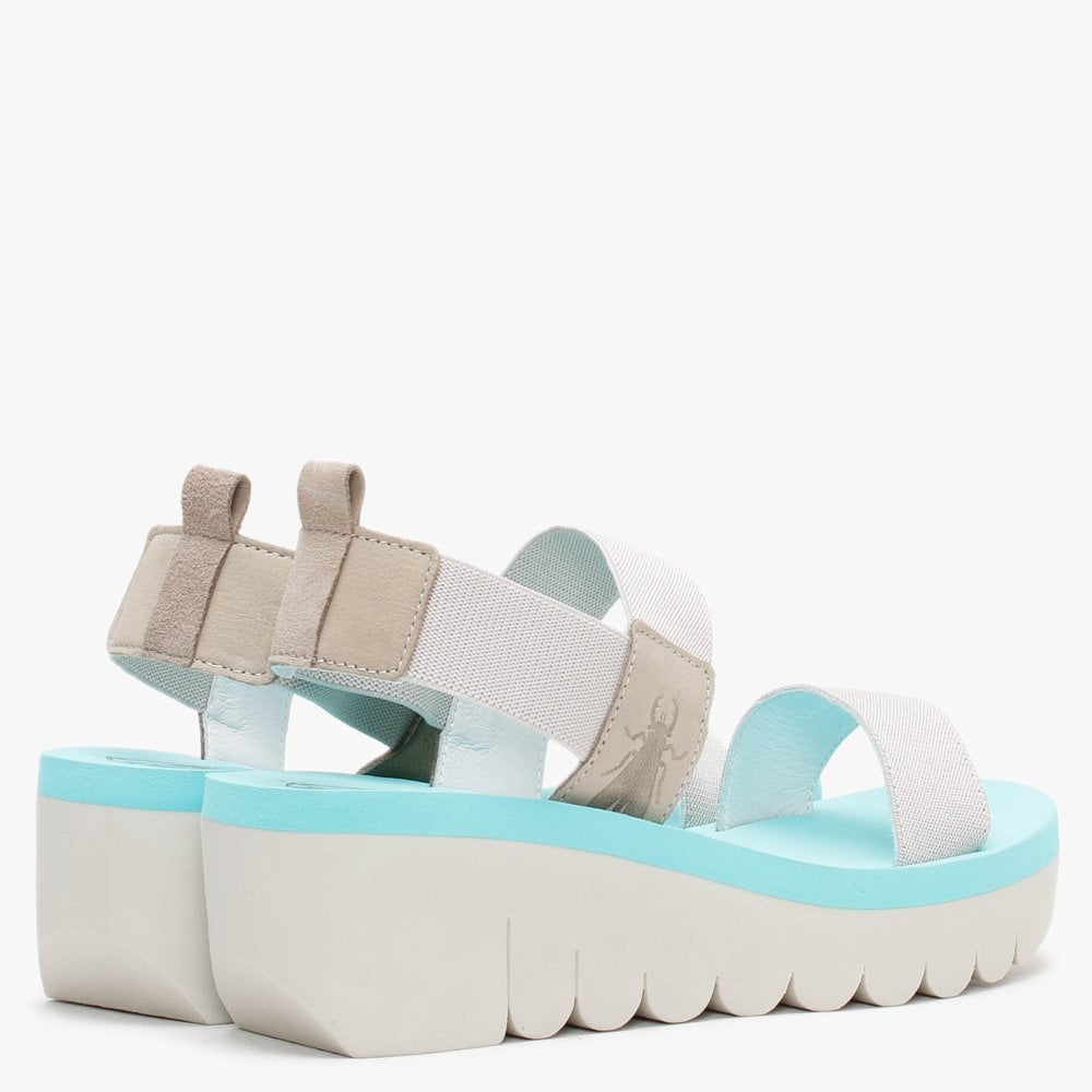 Yaci Cloud Mint Elasticated Sling Back Sandals