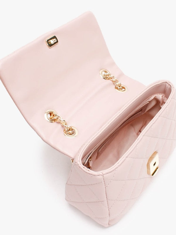 Ocarina Rose Antico Quilted Cross-Body Bag