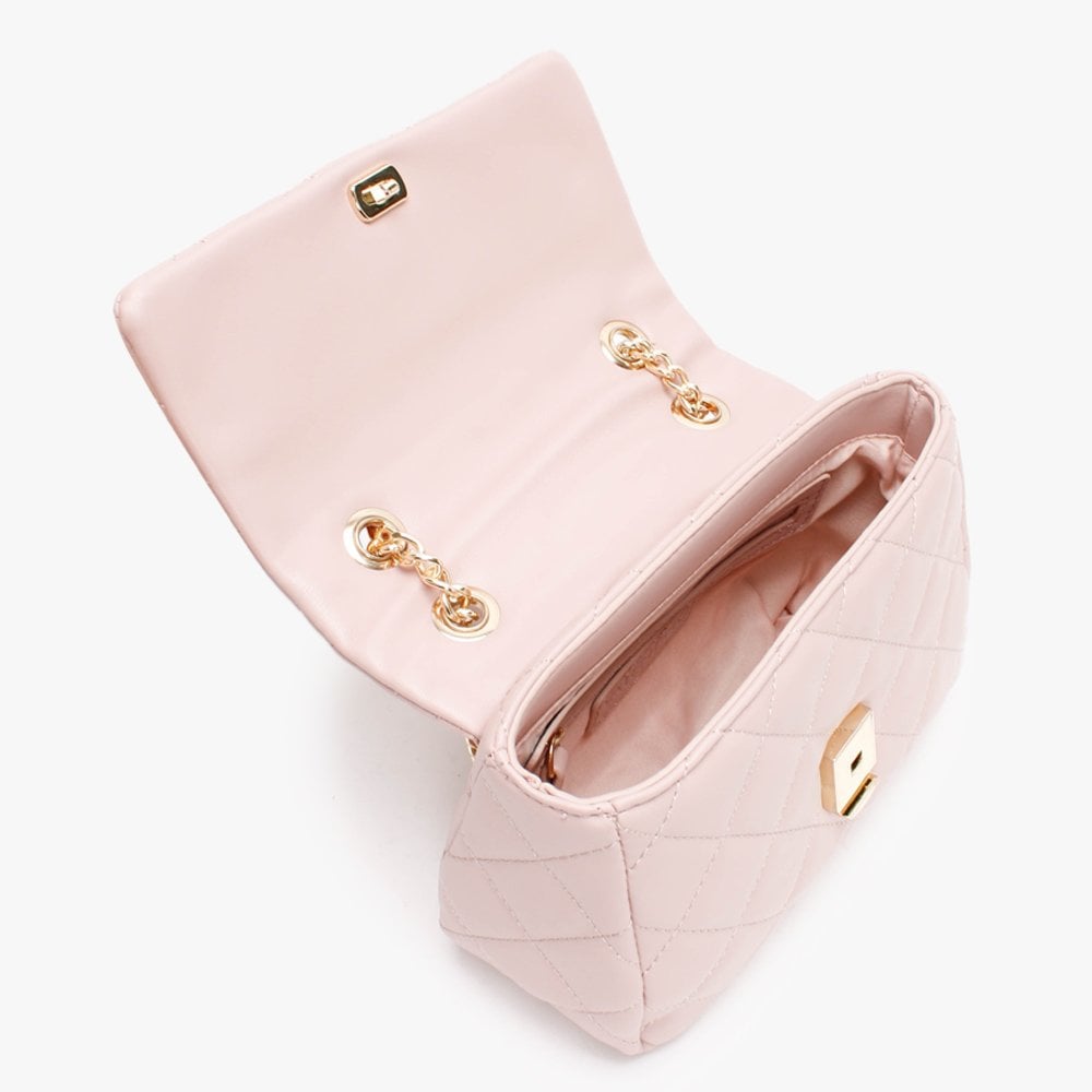 Ocarina Rose Antico Quilted Cross-Body Bag