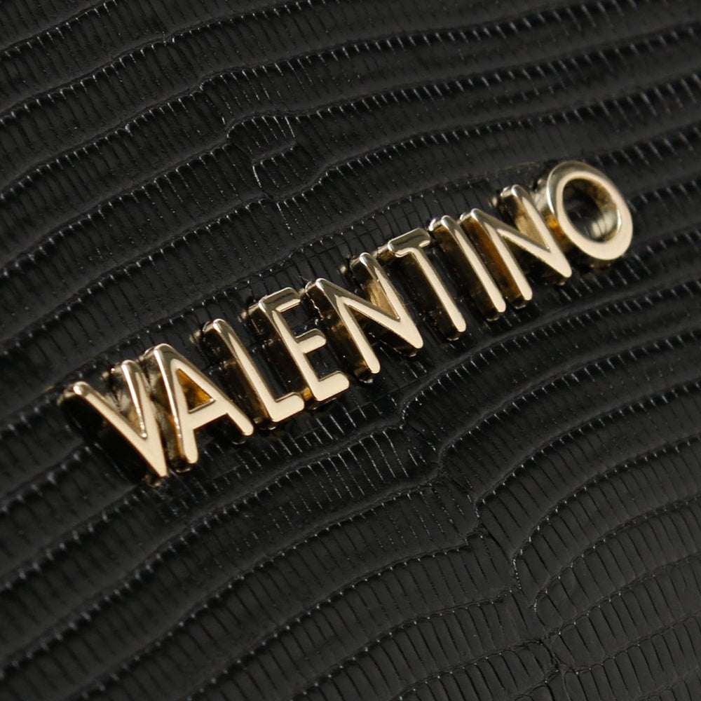 Kensington Black Reptile Shopper Bag